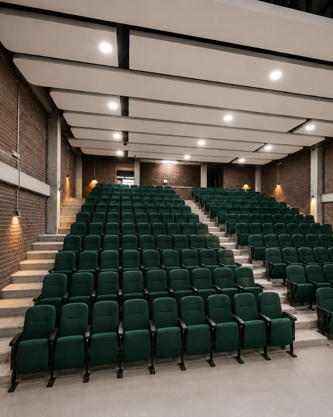 Auditorio con silletería instalada