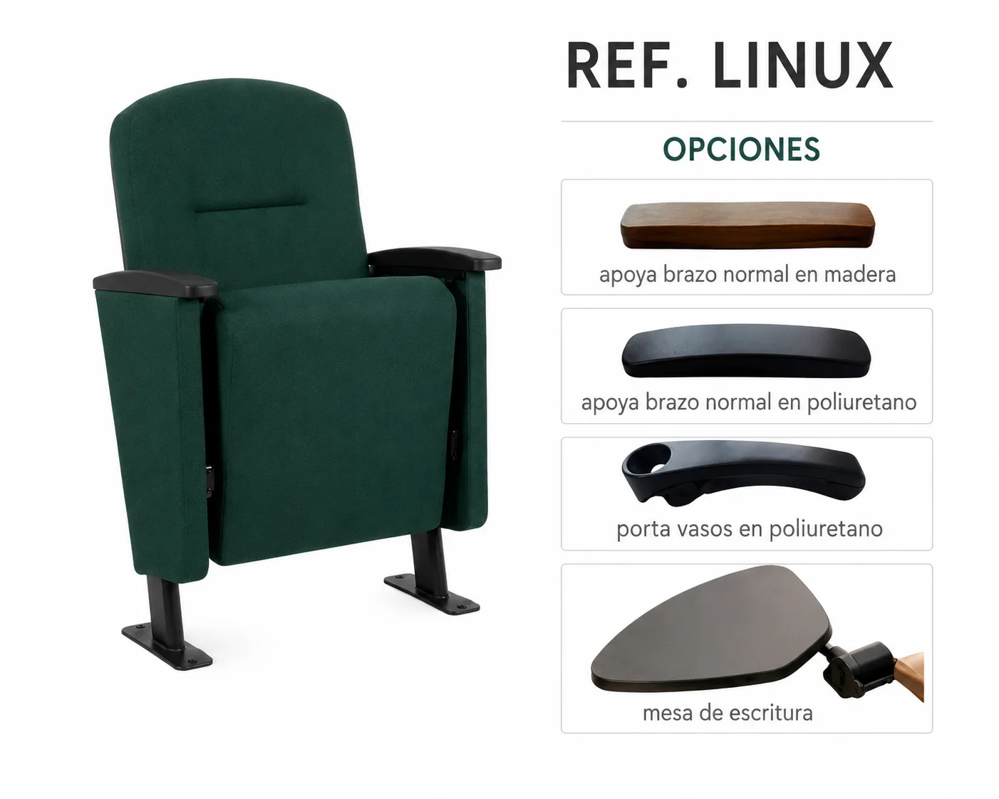 Ficha técnica de la silla Linux